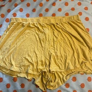 Yellow pj shorts
